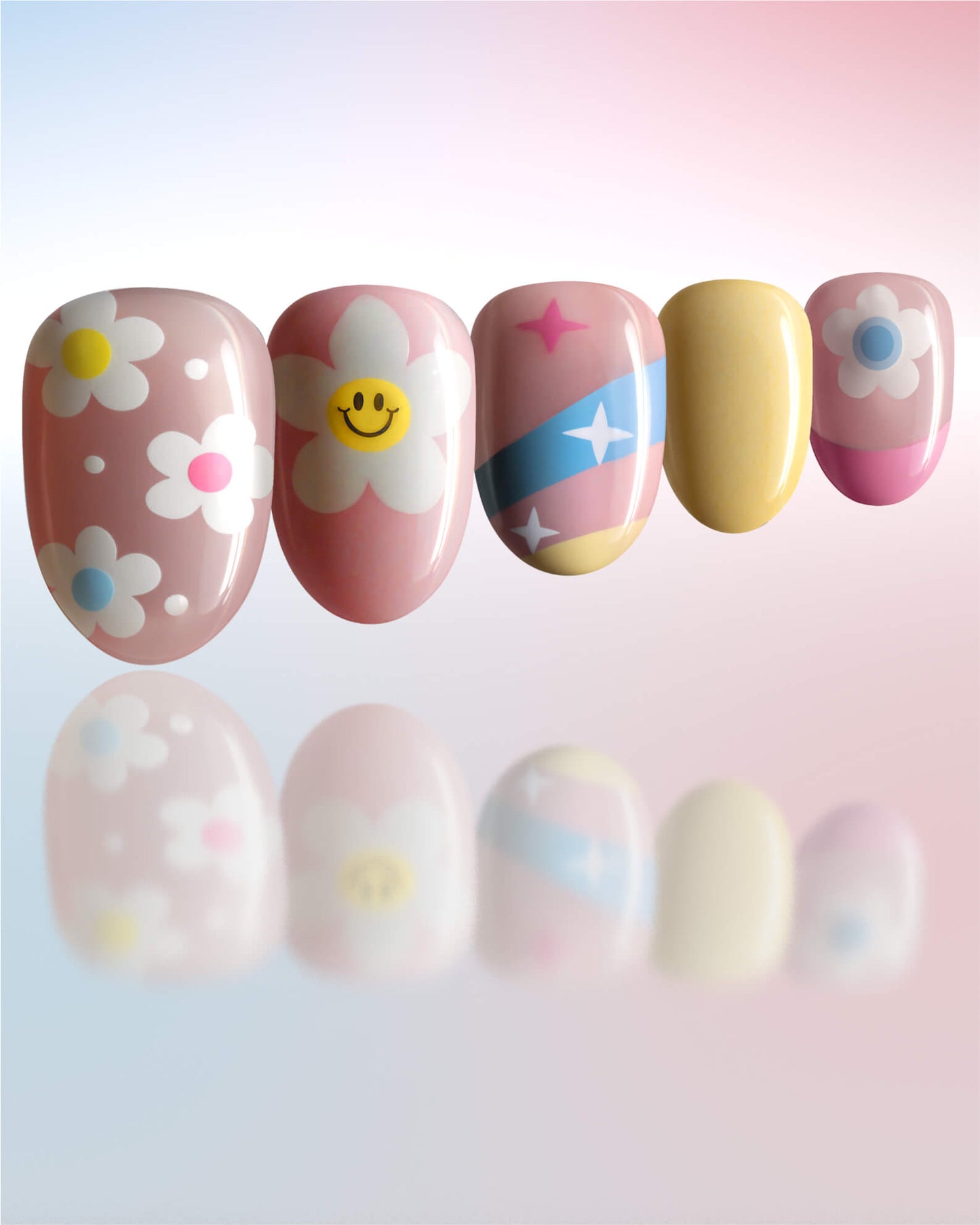 Good Vibe Only Press-On Nails - ZOEWHO?