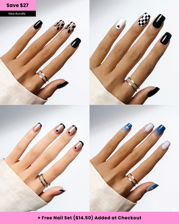 No Filter | 4-Piece Bold Press-On Nail Bundle