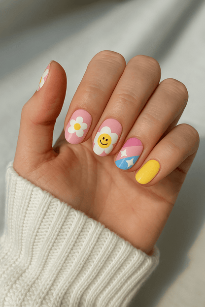 Good Vibe Only Press-On Nails - ZOEWHO?