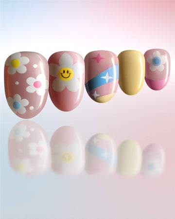 Good Vibe Only Press-On Nails - ZOEWHO?