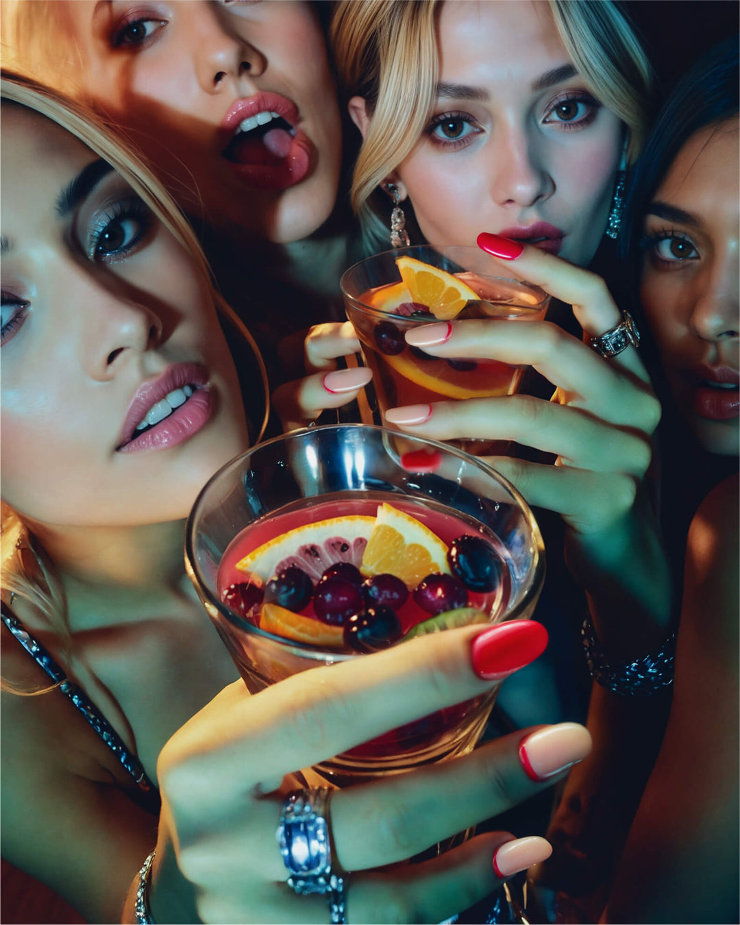 Midnight Ride – Deep Red Short Oval Press-On Nails - ZOEWHO?