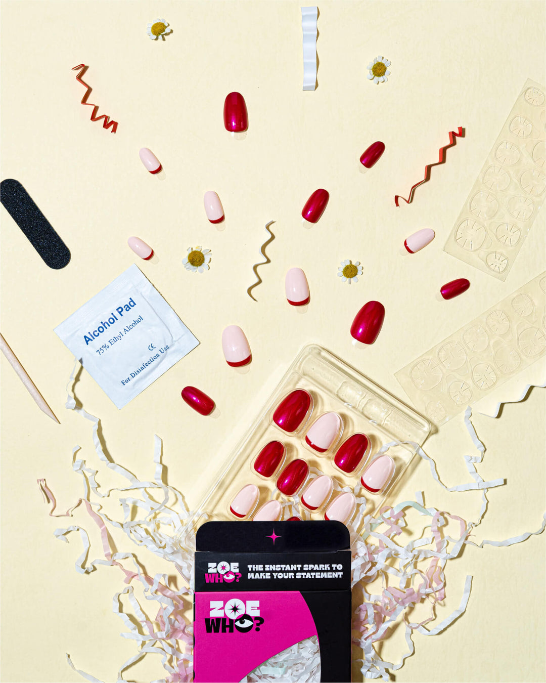Midnight Ride – Deep Red Short Oval Press-On Nails - ZOEWHO?