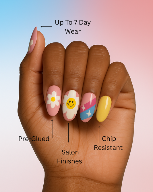 Good Vibe only Press-On Nails