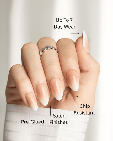 Let’s Stick Together – Soft Ombré Press-On Nails - ZOEWHO?