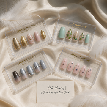 Still Morning | 4-Piece Press-On Nail Bundle