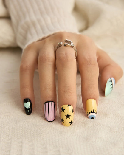 Panic – Abstract Emotion Press-On Nails - ZOEWHO?