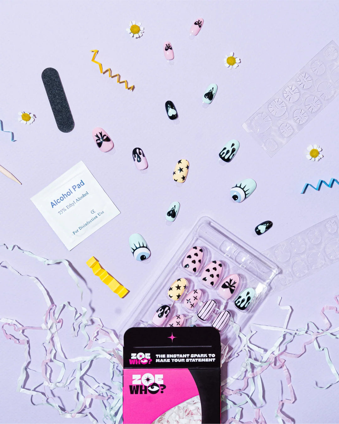 Panic – Abstract Emotion Press-On Nails - ZOEWHO?