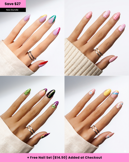 Joy Seekers | 4-Piece Press-On Nail Bundle