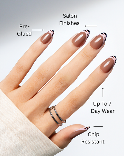 Loud Quiet | 4-Piece Bold Press-On Nail Bundle