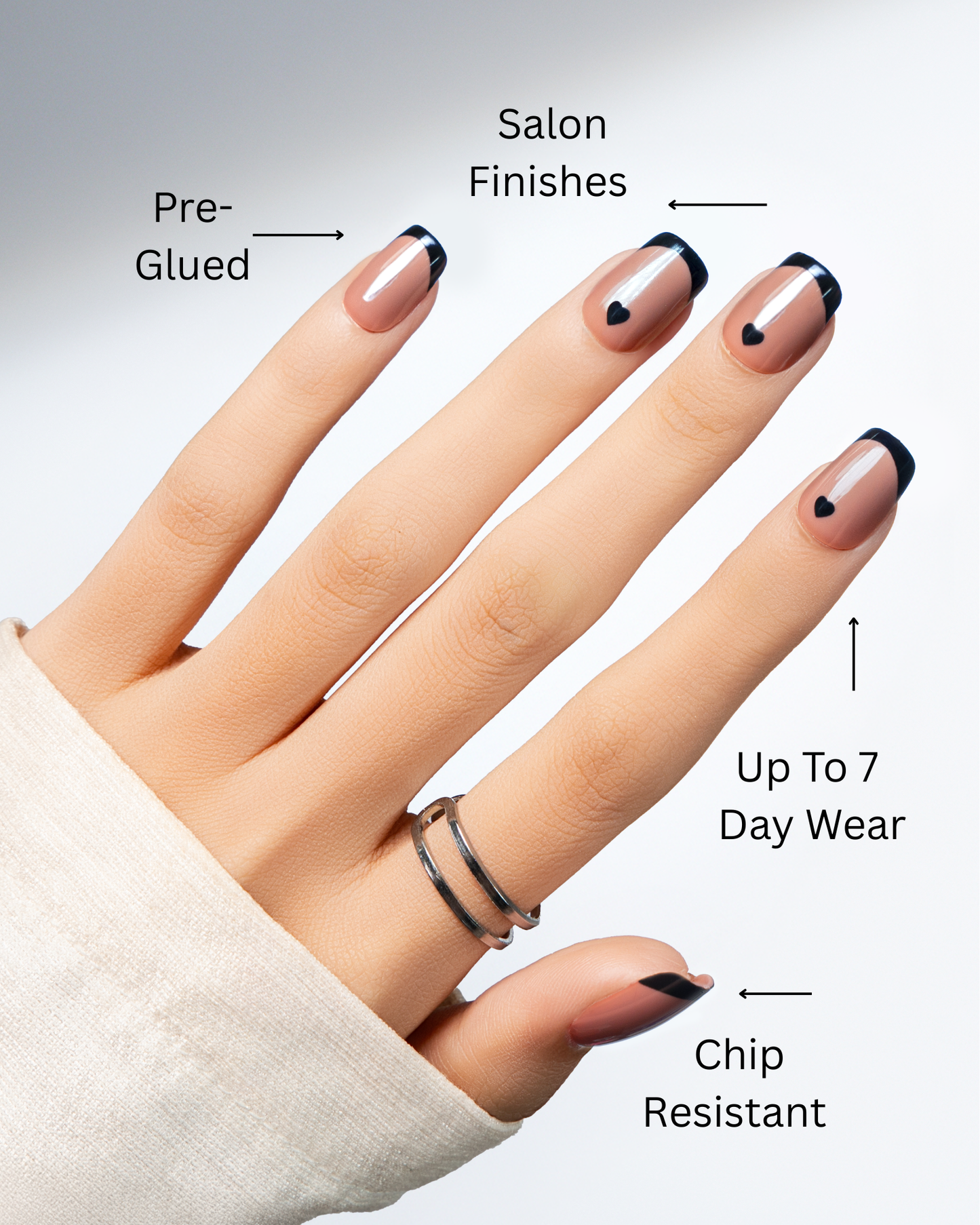 No Filter | 4-Piece Bold Press-On Nail Bundle