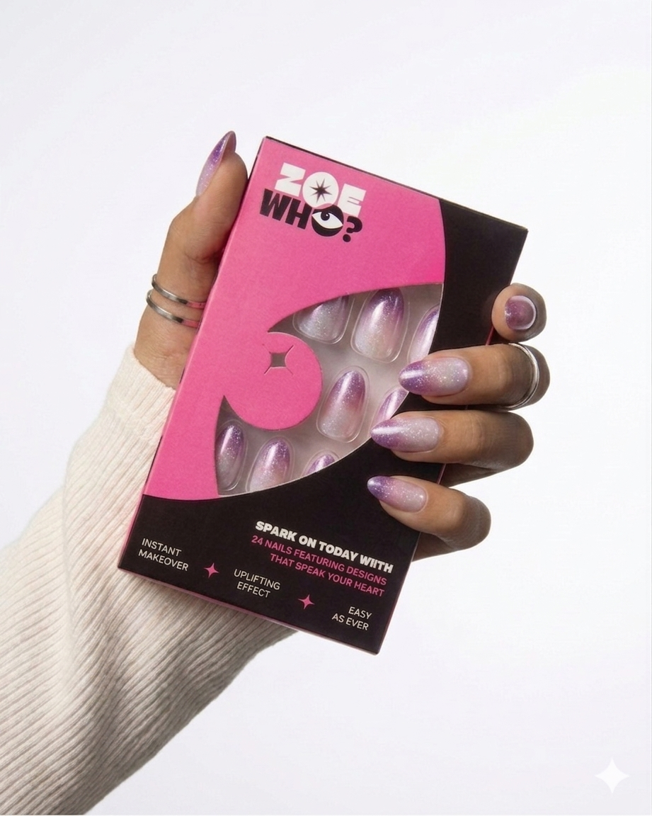 Golden State | 4-Piece Chrome Press-On Nail Bundle