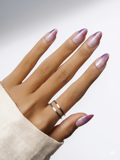 Golden State | 4-Piece Chrome Press-On Nail Bundle