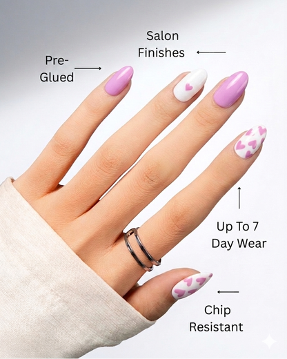 Quiet Romance | 4-Piece Press-On Nail Bundle
