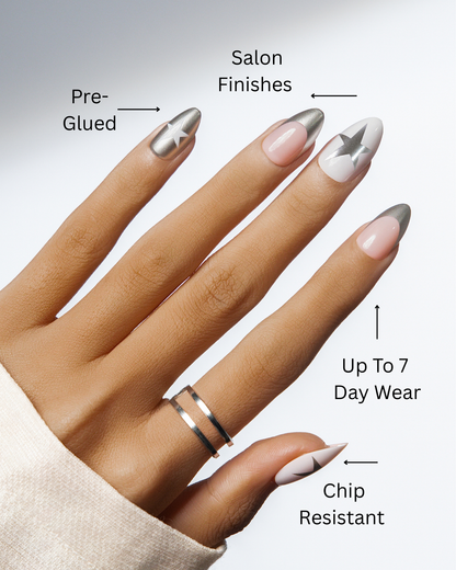 Quiet Romance | 4-Piece Press-On Nail Bundle